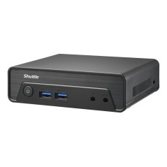 Shuttle Nano PC NE10N 06L - Compact Black N100 Intel SoC Mini PC for Ultimate Performance